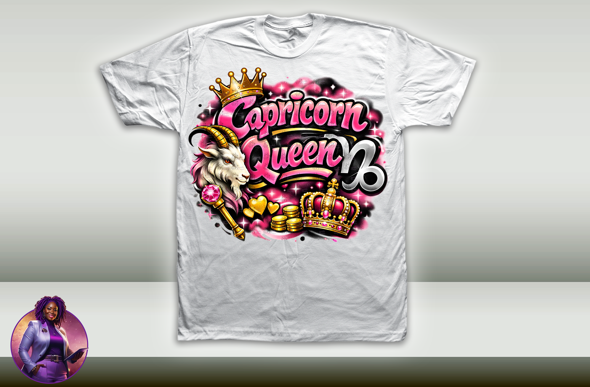 Capricorn Queen Design